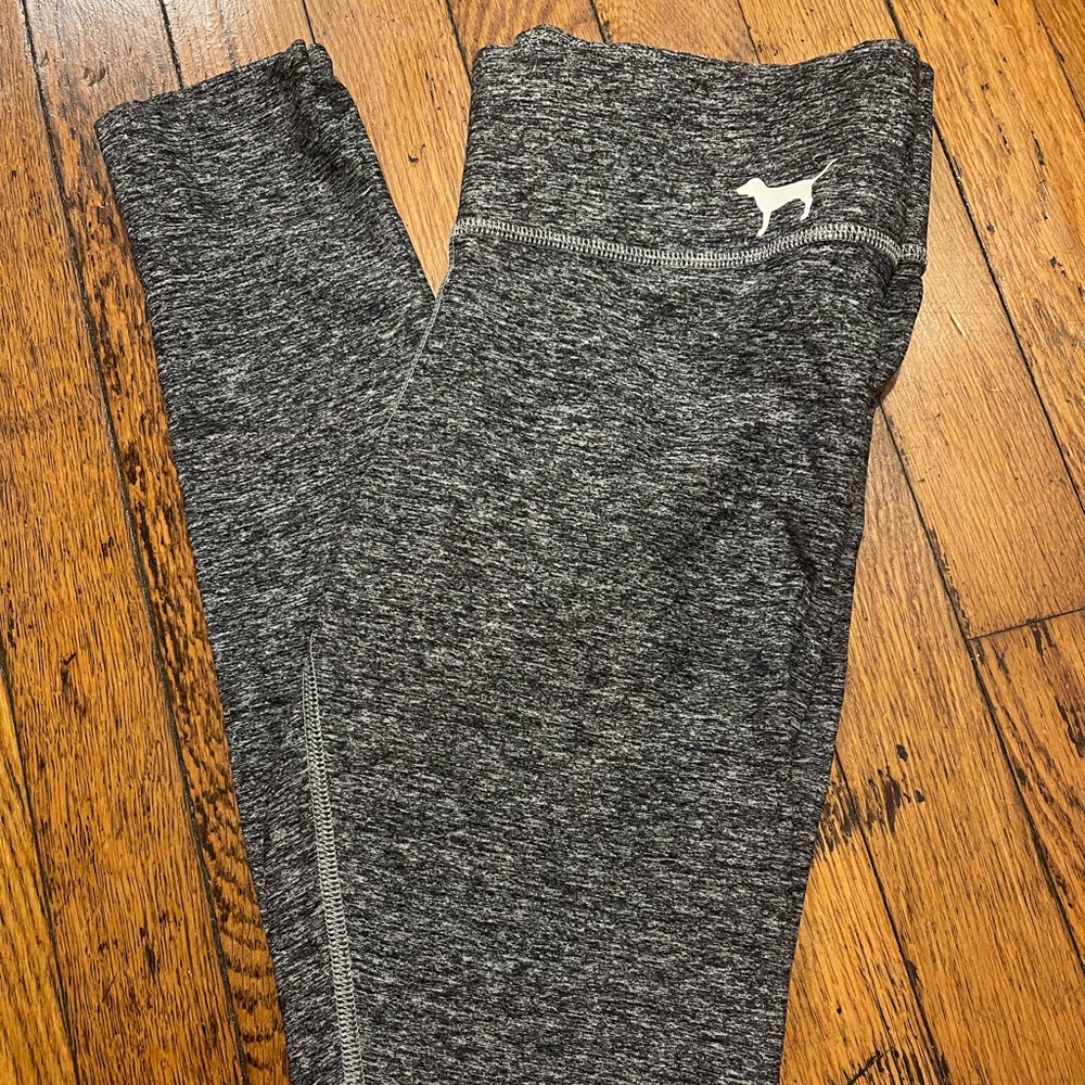 grey pink leggings